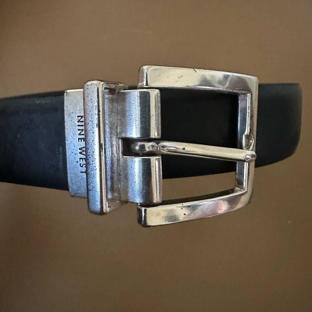 Bundle of 4  black Belts-  Nine West, AK, Calvin Klein pre owned